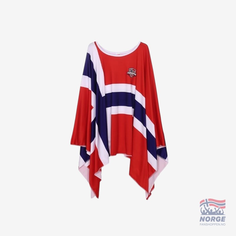 Poncho Norge - Kvinne/Small
