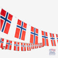 Flaggremse Norge 15stk 4,5m