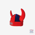 Vikinghjelm Norge stoff