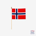 Norgeflagg 20x30 cm med pinne