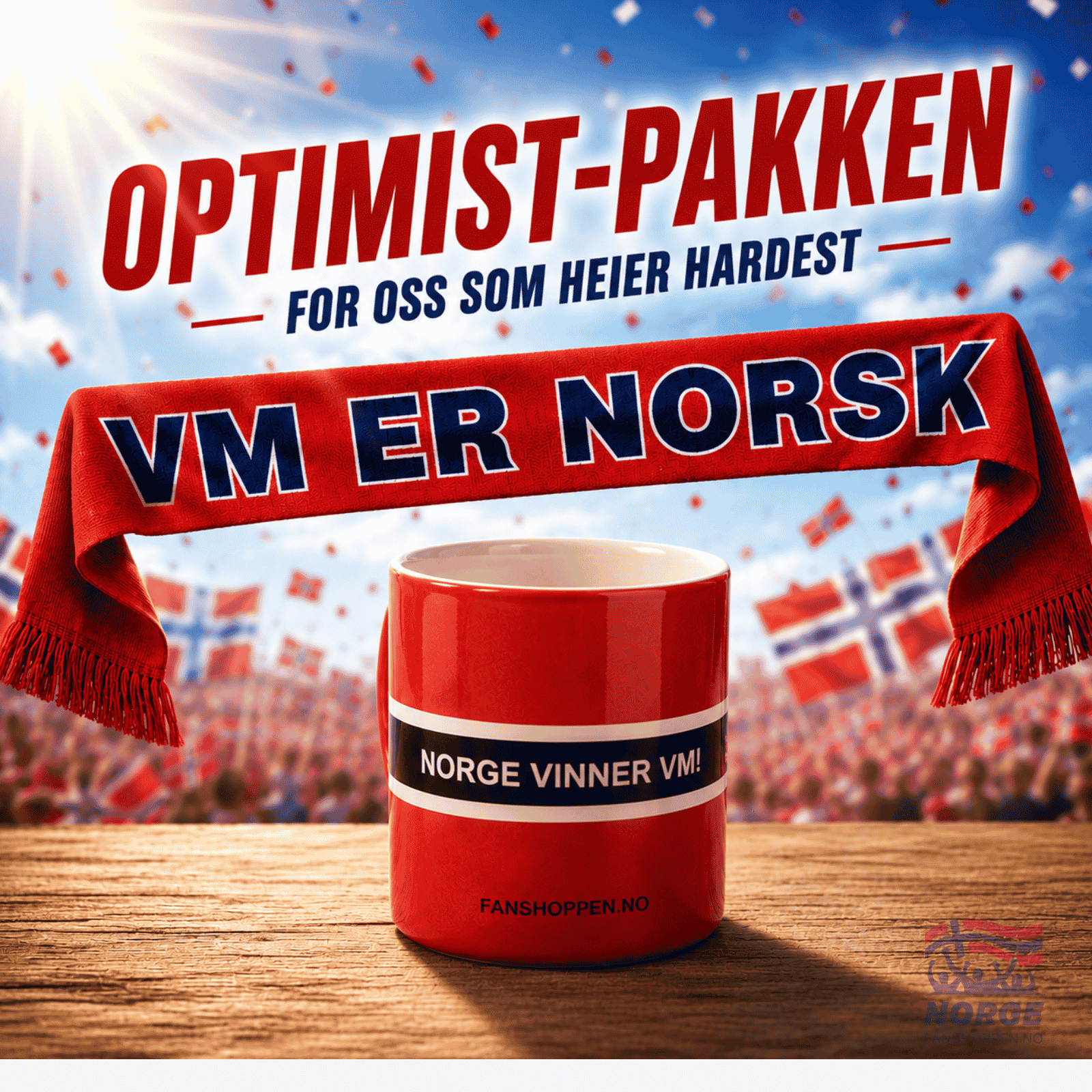 Optimistpakke VM 2026