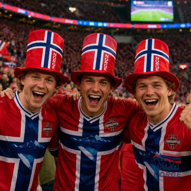 Norge Supporterdrakt – Fanshoppen Edition - VOKSEN inkludert hatt